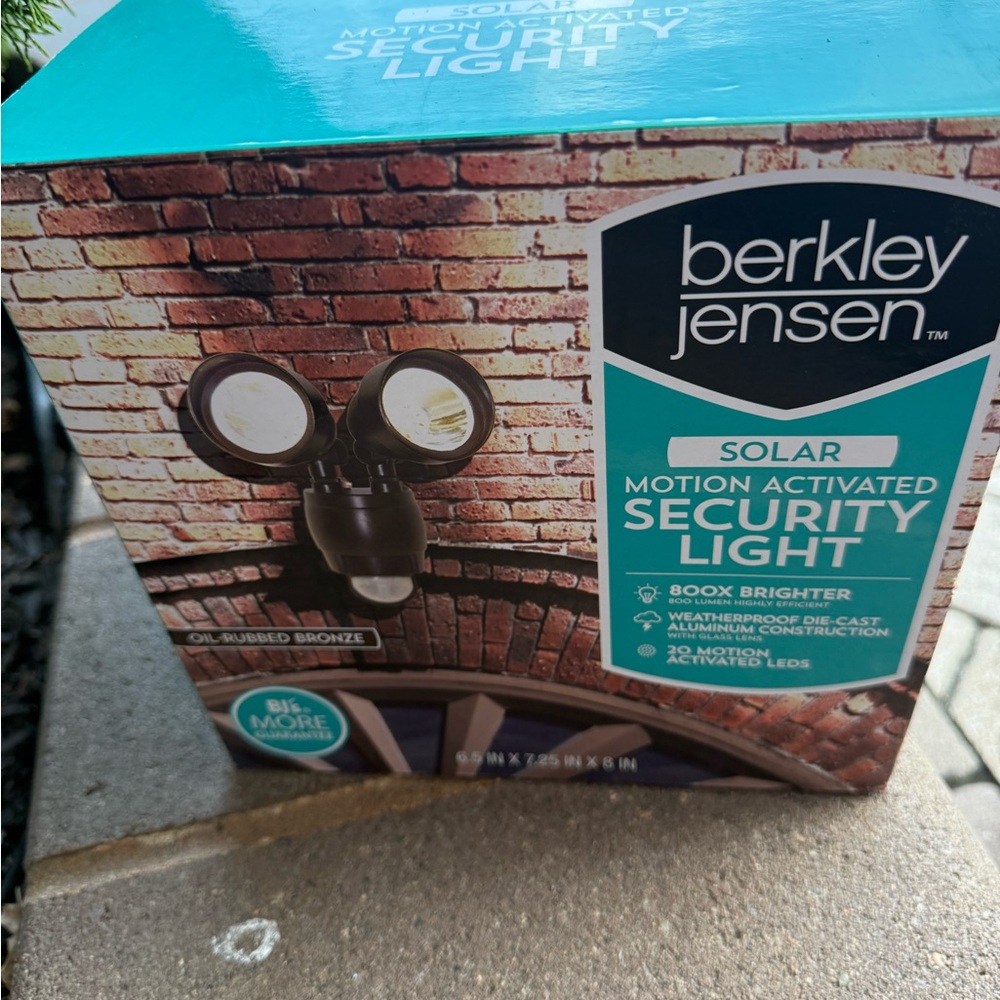 Bronze Motion Activated Security Light